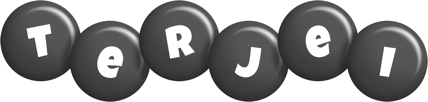 Terjei candy-black logo