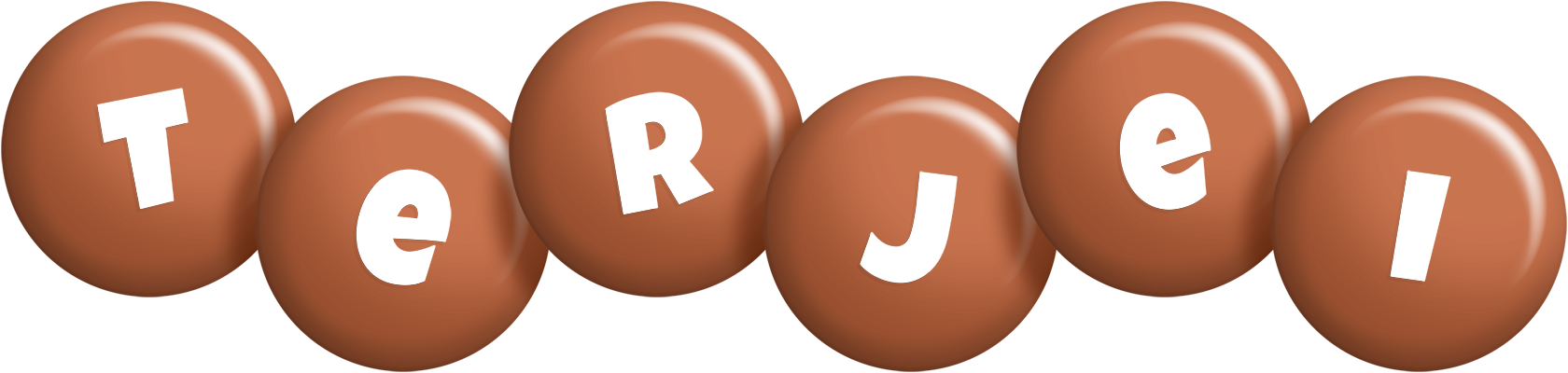 Terjei candy-brown logo