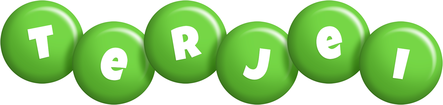 Terjei candy-green logo