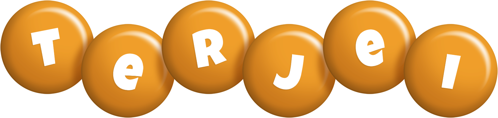 Terjei candy-orange logo