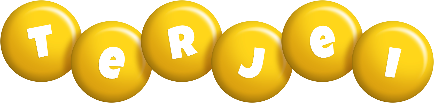 Terjei candy-yellow logo