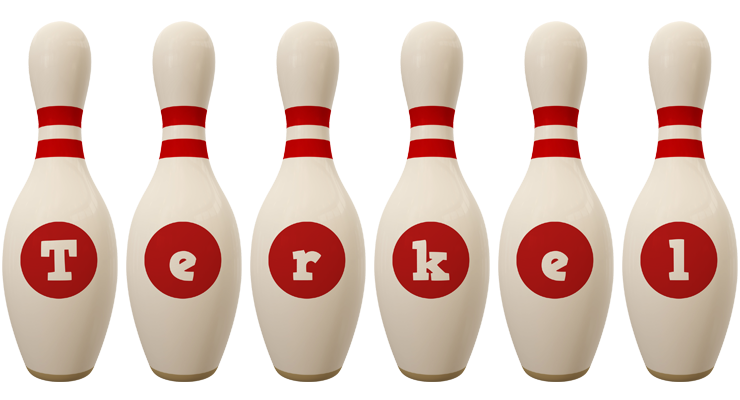 Terkel bowling-pin logo