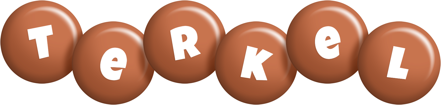 Terkel candy-brown logo