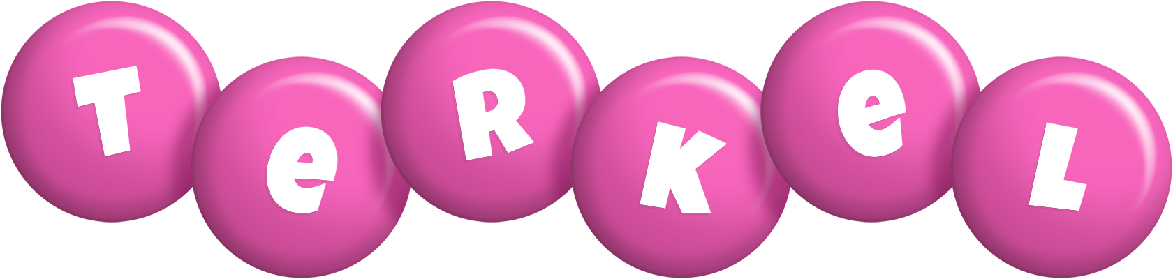 Terkel candy-pink logo