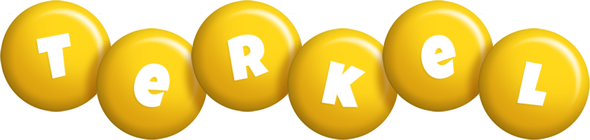 Terkel candy-yellow logo