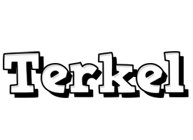 Terkel snowing logo