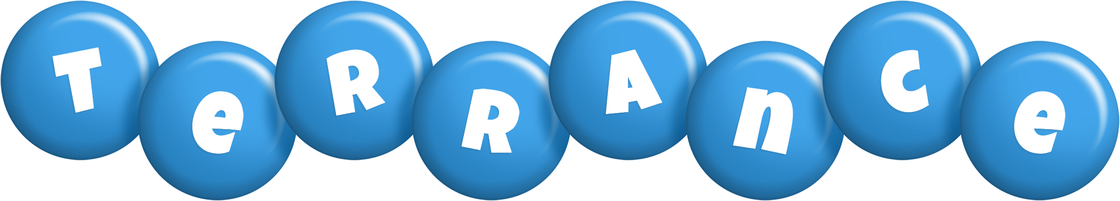 Terrance candy-blue logo
