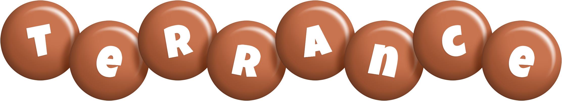 Terrance candy-brown logo