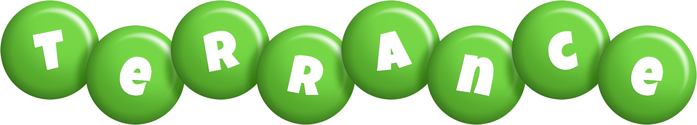 Terrance candy-green logo