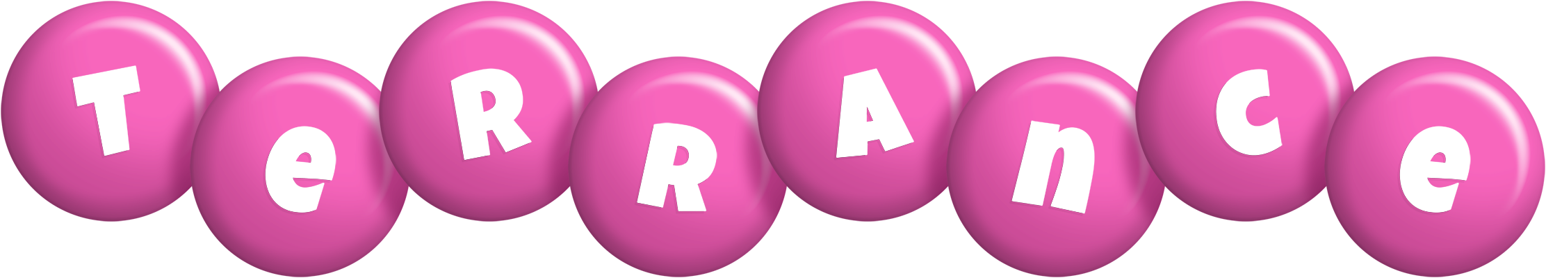 Terrance candy-pink logo