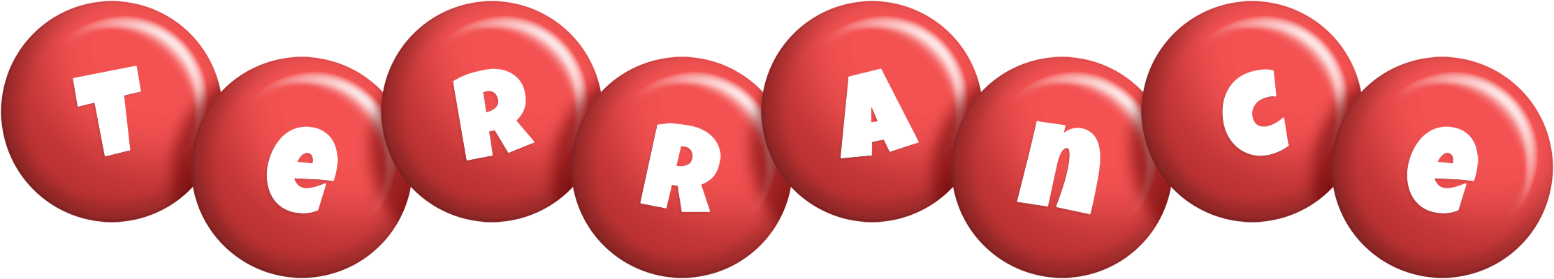 Terrance candy-red logo