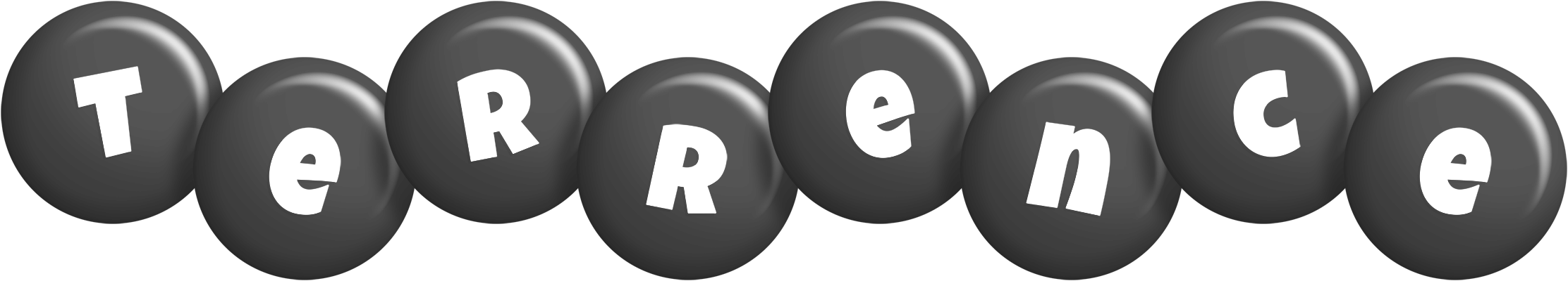 Terrence candy-black logo