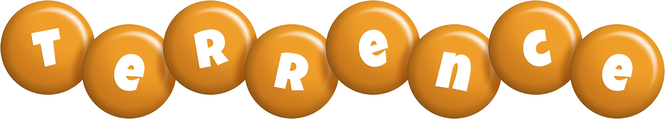 Terrence candy-orange logo