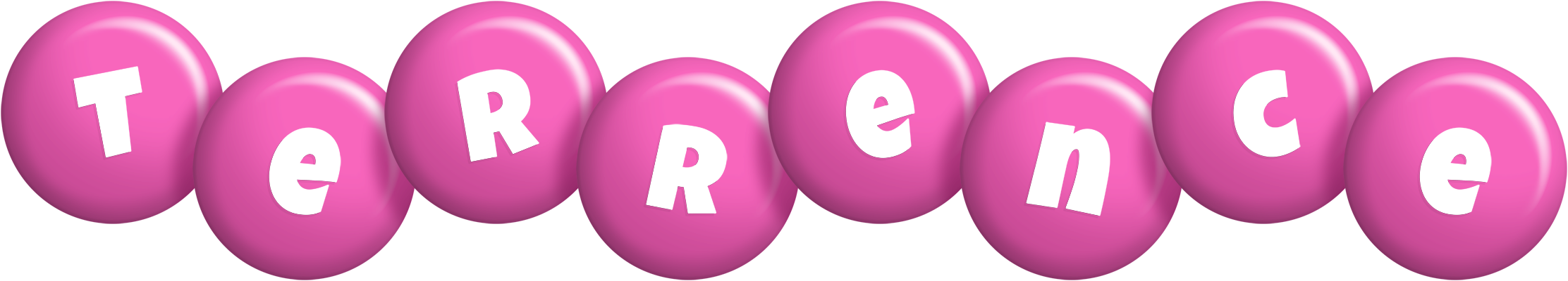 Terrence candy-pink logo