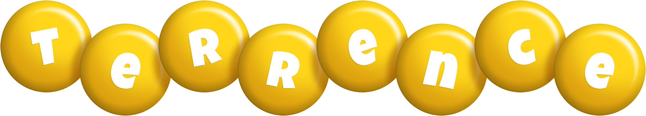 Terrence candy-yellow logo