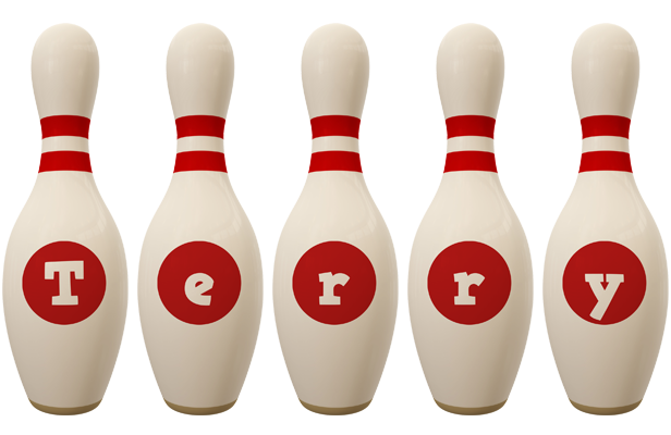 Terry bowling-pin logo