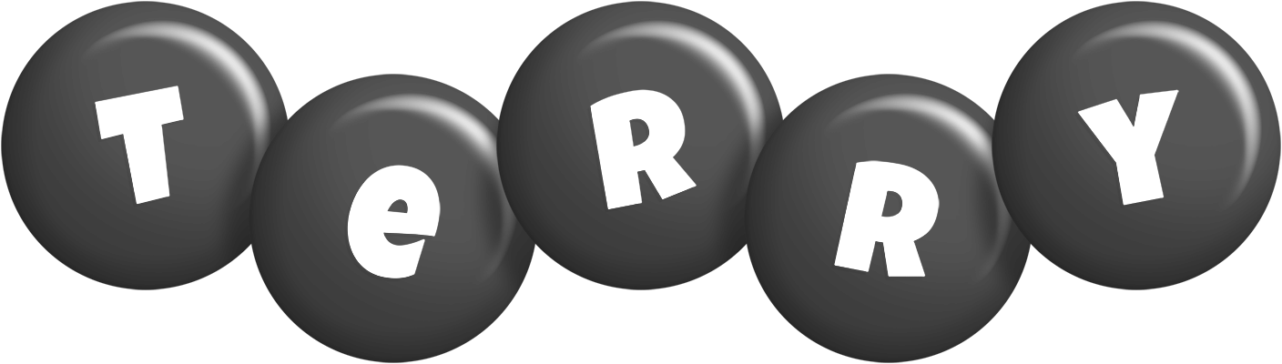 Terry candy-black logo