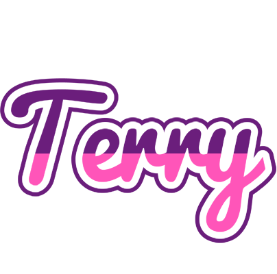 Terry cheerful logo
