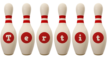 Tertit bowling-pin logo