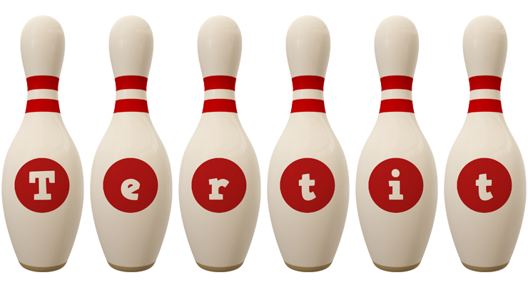 Tertit bowling-pin logo