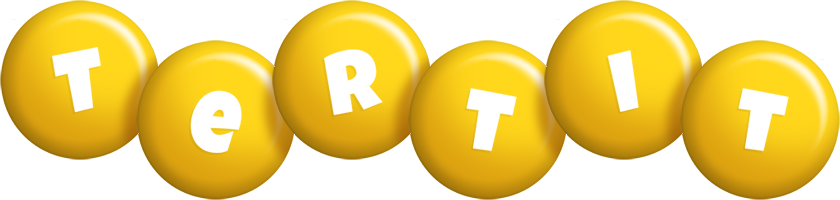 Tertit candy-yellow logo