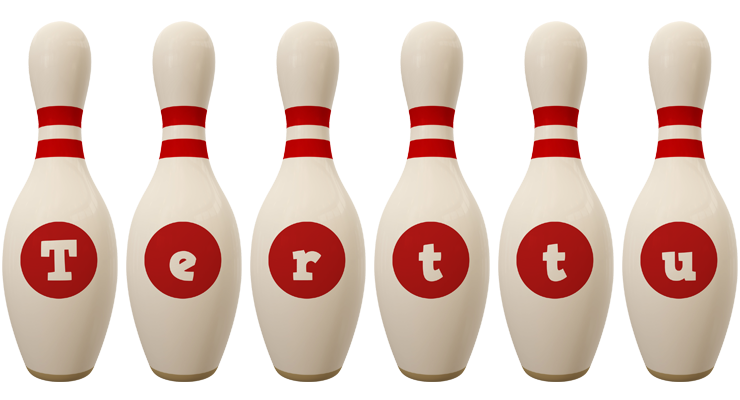 Terttu bowling-pin logo