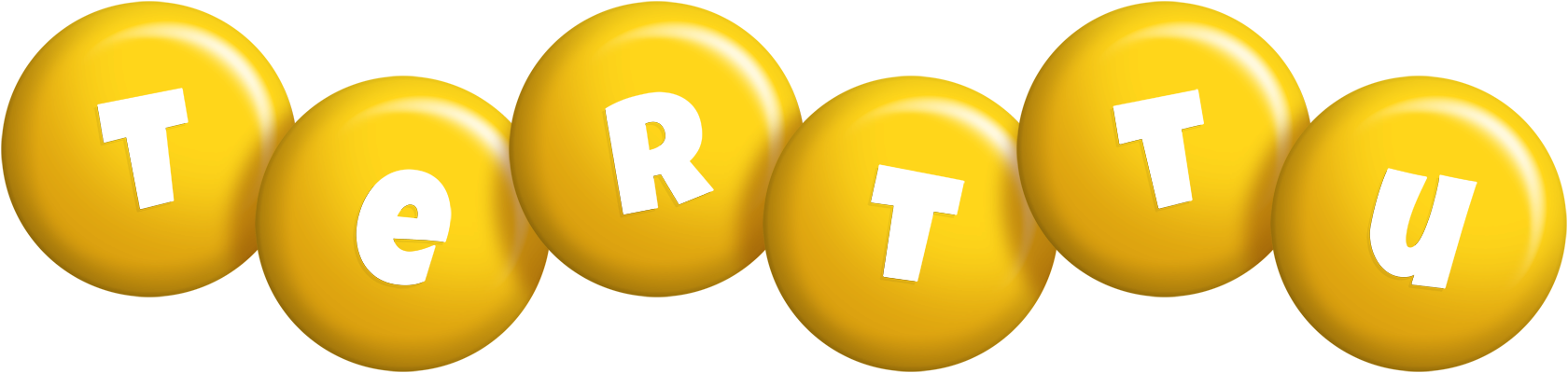 Terttu candy-yellow logo