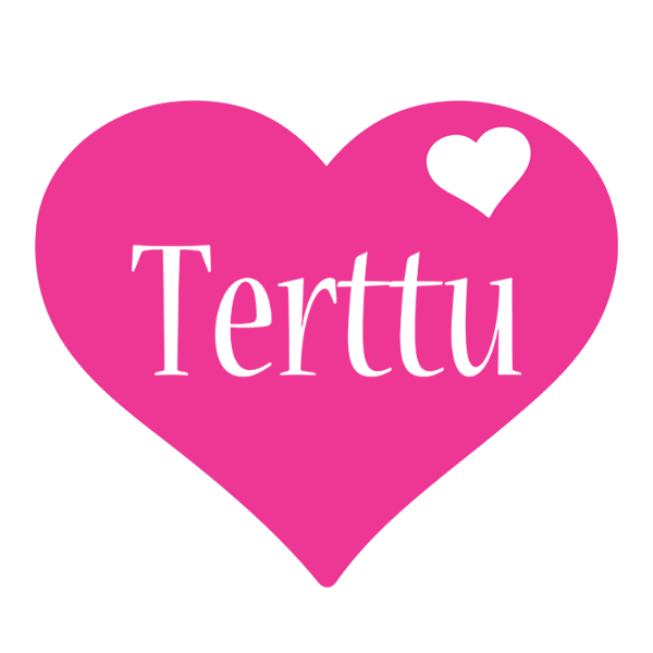 Terttu love-heart logo