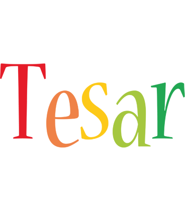 Tesar birthday logo