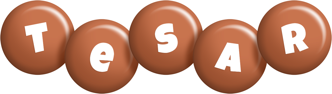 Tesar candy-brown logo