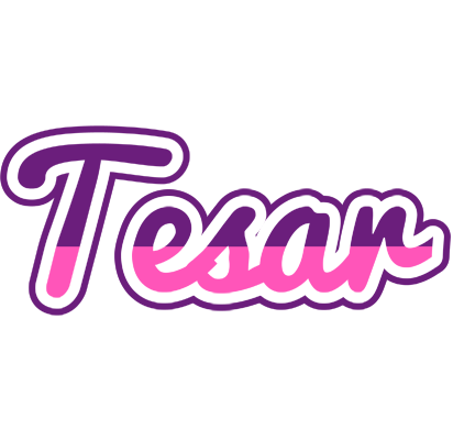 Tesar cheerful logo