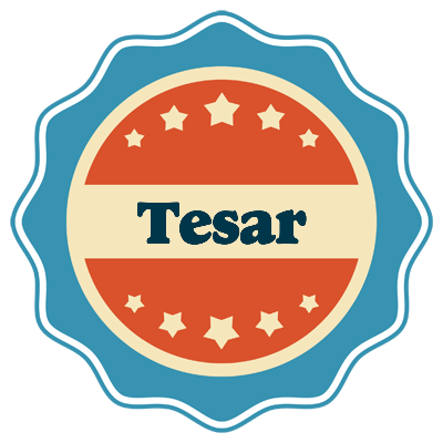 Tesar labels logo