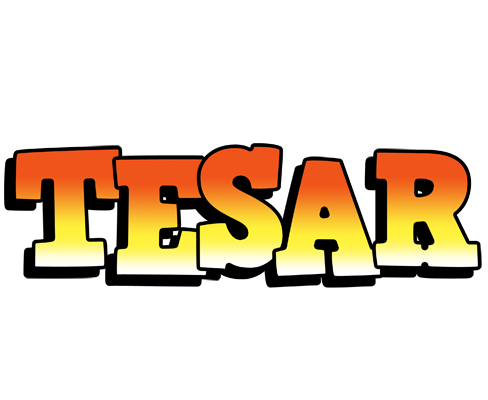 Tesar sunset logo