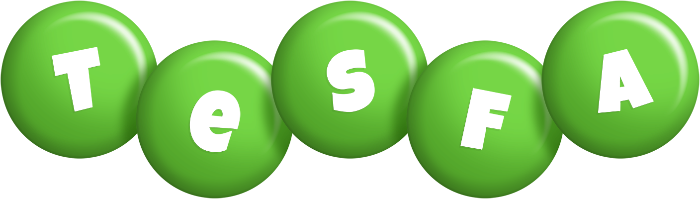 Tesfa candy-green logo
