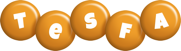 Tesfa candy-orange logo