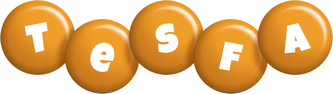 Tesfa candy-orange logo