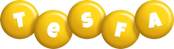 Tesfa candy-yellow logo