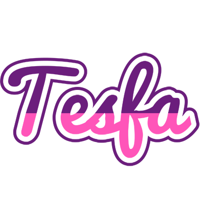 Tesfa cheerful logo