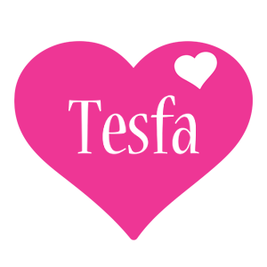 Tesfa love-heart logo