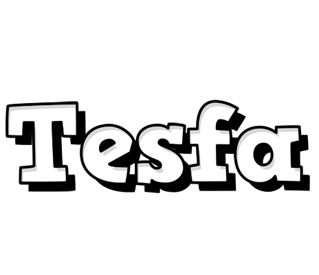 Tesfa snowing logo