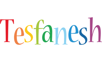 Tesfanesh birthday logo