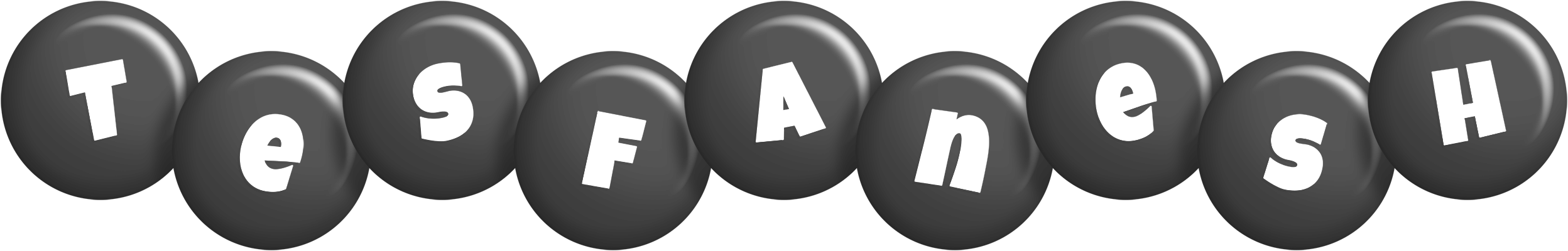 Tesfanesh candy-black logo