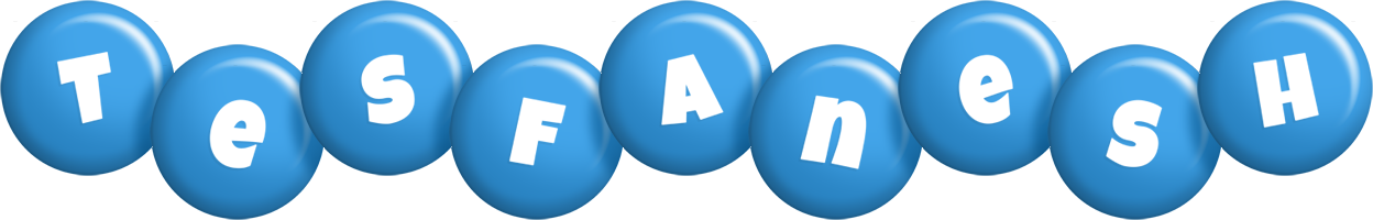 Tesfanesh candy-blue logo