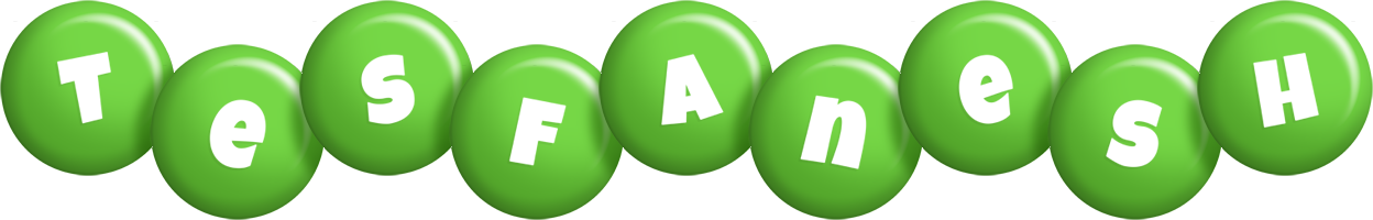 Tesfanesh candy-green logo
