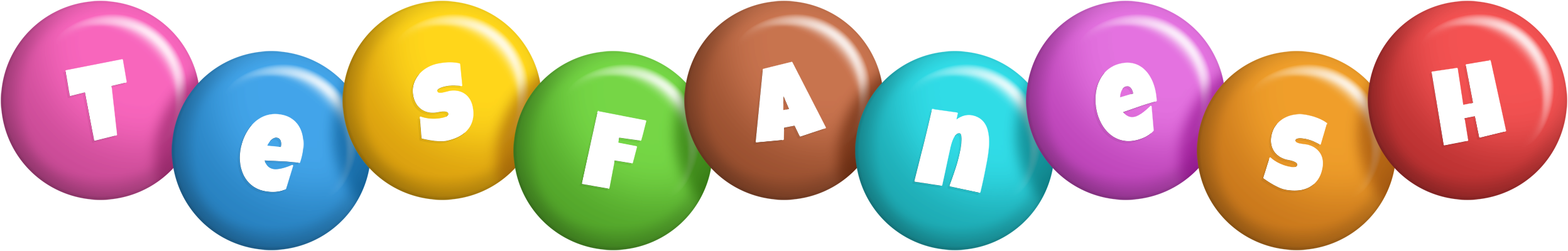Tesfanesh candy logo
