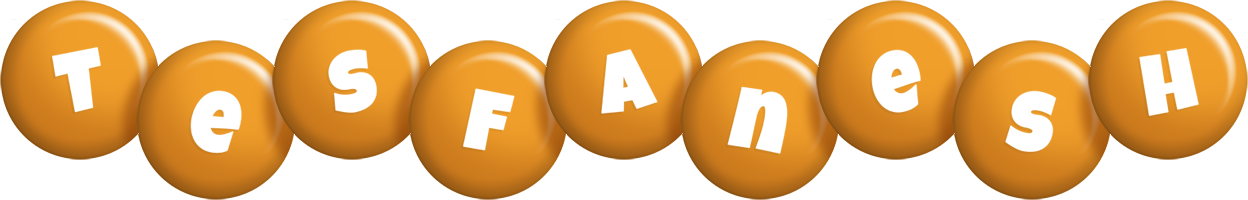 Tesfanesh candy-orange logo