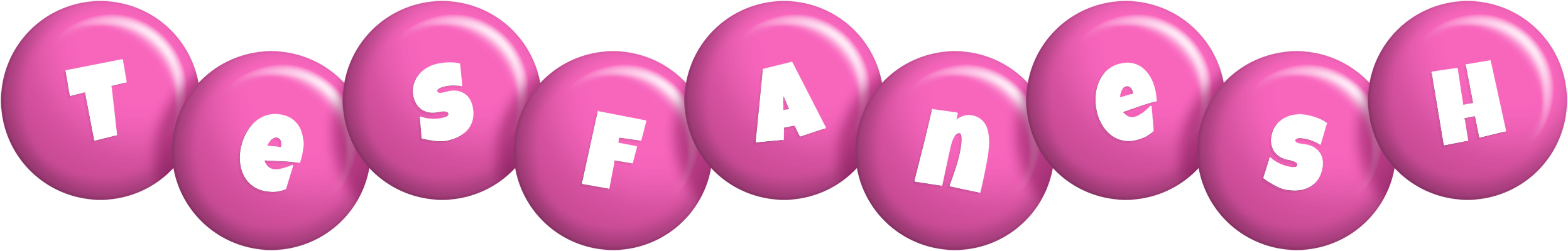 Tesfanesh candy-pink logo