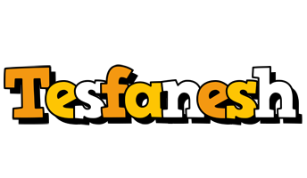 Tesfanesh cartoon logo