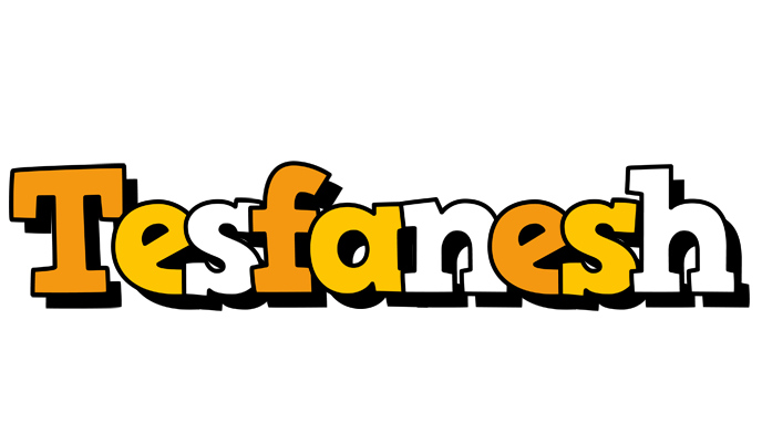 Tesfanesh cartoon logo
