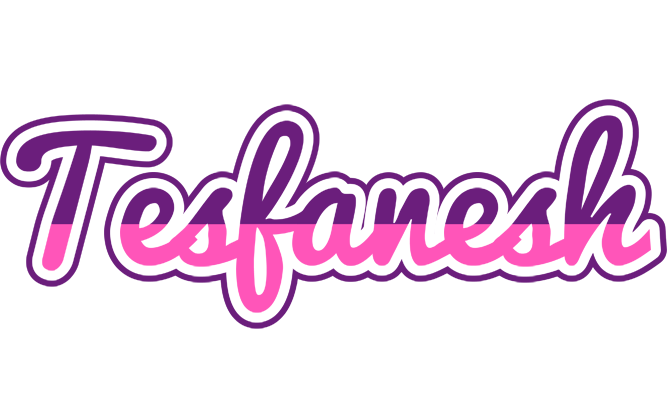 Tesfanesh cheerful logo
